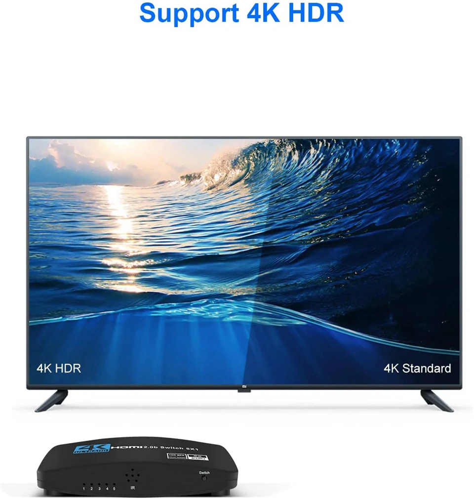 2024 Best 4K HDMI Switch 2.0 Dolby Vision HDR HDMI Switch 4K 60Hz HDMI 2.0 Switc