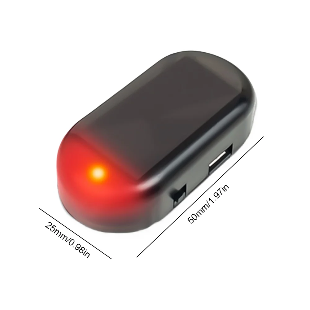 Solar-Auto-Alarm Attrappe Mit LED Blinklicht – Simulierter Diebstahlschutz Für Auto & Fahrrad