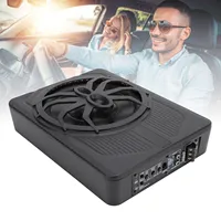 Slim Underseat Powered Car Subwoofer 10in 800W with LED Atmosphere Light Excellent Heat Dissipation Performance Car Subwoofer