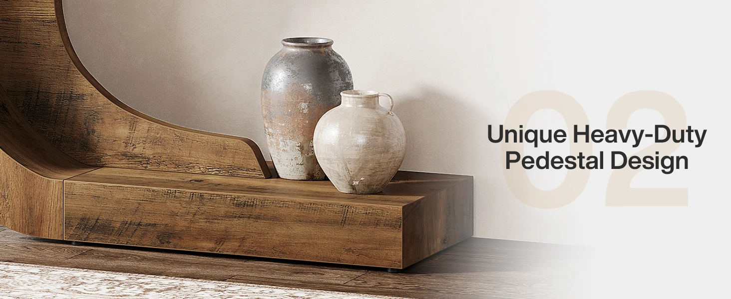 Unique Heavy-Duty Pedestal Design