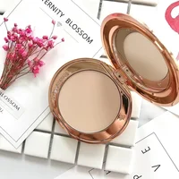 Charlotte Tilbury Set Poudre Compacte Contrôle Sébum Fini Mat Haute Brillance Réparatrice Poudre au Miel Produits de Maquillage de la Marque des Célébrités 4