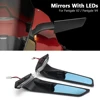 New Motorcycle For Ducati Panigale V2 2020-2023 PANIGALE V4 2019-2022 Rearview Mirrors with LED Rotating Adjustable Wing Mirrors 1