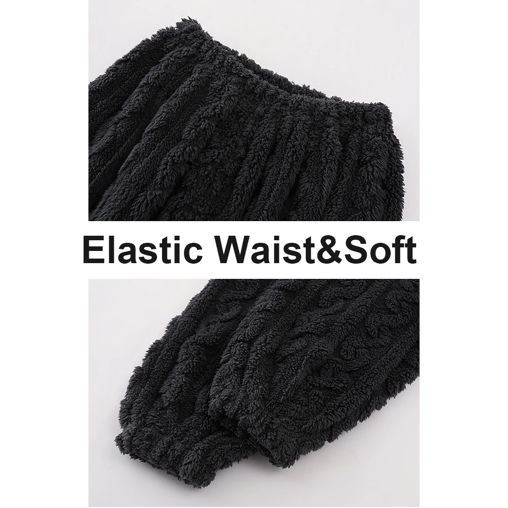 Zipper Warm Flannel Long Plush Pajamas for Men Winter Thicken Coral Fleece Male Pajamas Set Simple Casual Solid pyjama homme 3XL