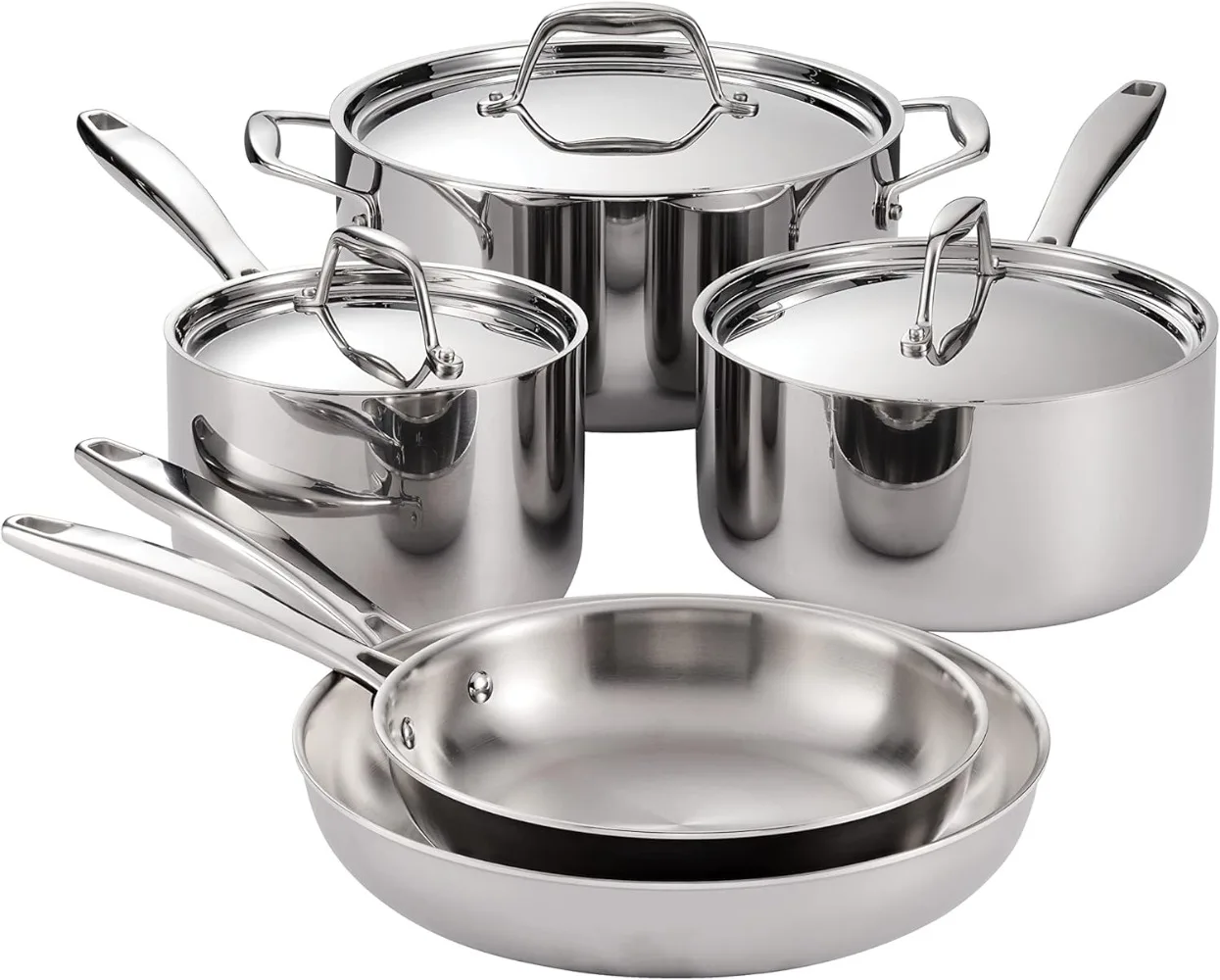 

Tramontina 8-Piece Cookware Set Stainless Steel, 80116/247DS