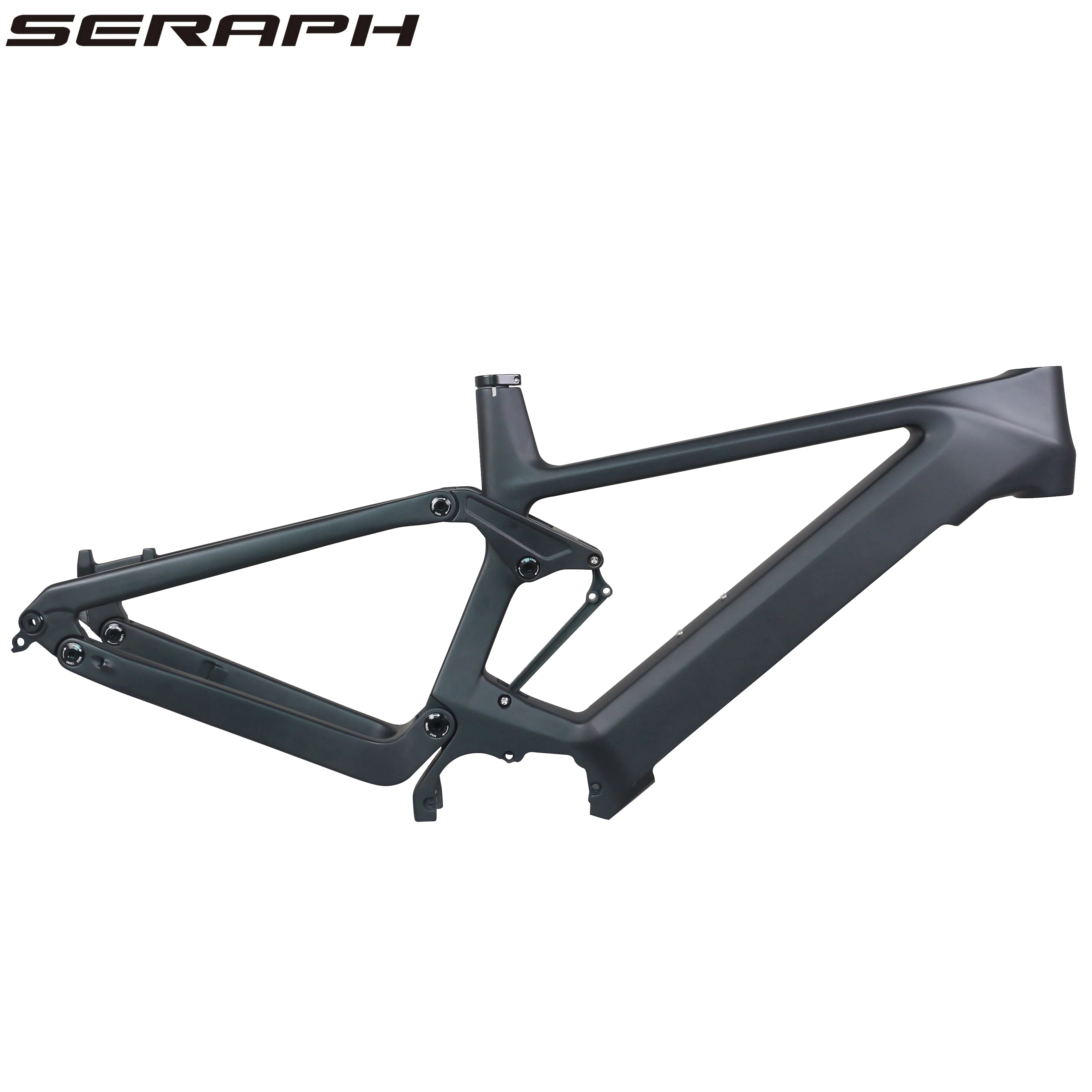 

E-MTB Bike Carbon Frame, 29er Suspension frame, Compatible with Bafang M510, M500, M600 Mid Motor, 250W, Motor and Battery