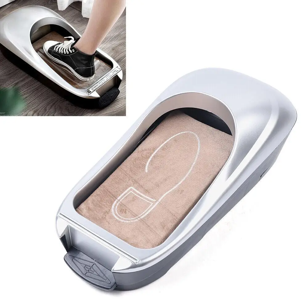 Automatic Shoe Cover Dispenser Machine Waterproof Membrane Tool + 1 Pcs Film Silver Tool