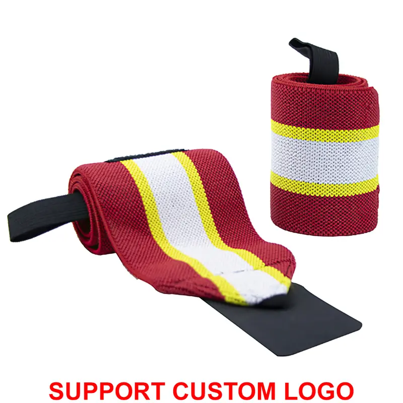 1 Pair Wristband Wrist Support Brace Straps Extra Strength Weight Lifting Wrist Wraps Bandage Fitness Gym Training Custom Logo - Image 26