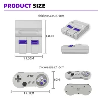 VILCORN Console de Jeux Vidéo Rétro 16Bit 5000+ Jeux Intégrés Mini TV Game Box Sortie HD Double Manette Divertissement Familial 6