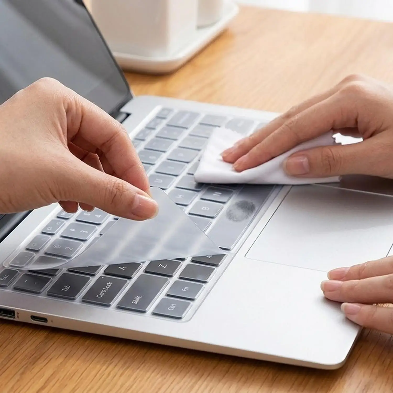 Premium Laptop Keyboard Protector - Clear, Soft, Waterproof, and Dustproof Cover for 15.6 to 17.3 Notebooks
