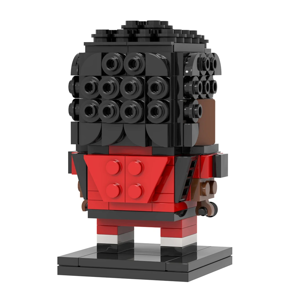 MOC7263 MJ Jackson Brickheadz King Of Pop Rock Star Singer Compatible Figure Building Block Toys For Children Adult Friends Gift