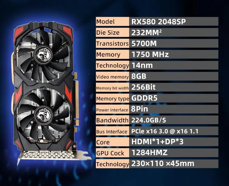 Radeon RX580 8G