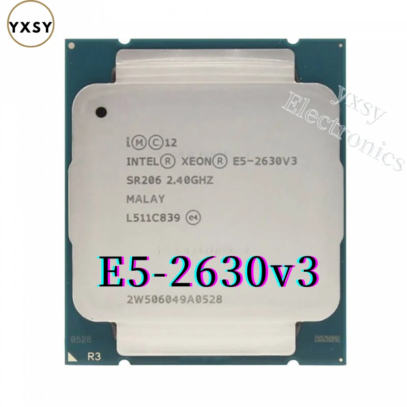 Intel Xeon E5 2630 V3 8 E5 2630V3 SR206 Procesador CPU 2.4 Ghz Núcleo ...
