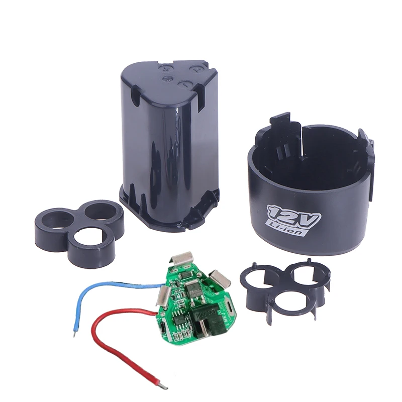 3S 12V DC BMS 18650 리튬 박스 회로 팩 쉘 케이스 브래킷 핸드 드릴 전원 리튬 이온 배터리 보호 보드 전동 공구