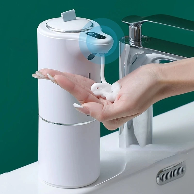 

New Automatic Foam Mobile Phone Smart Hand Sanitizer Sensor Household Infrared Foam Soap Sensor USB Rechargeable