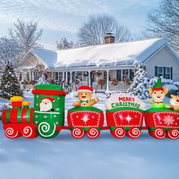 12FT Inflatable Christmas Train 1