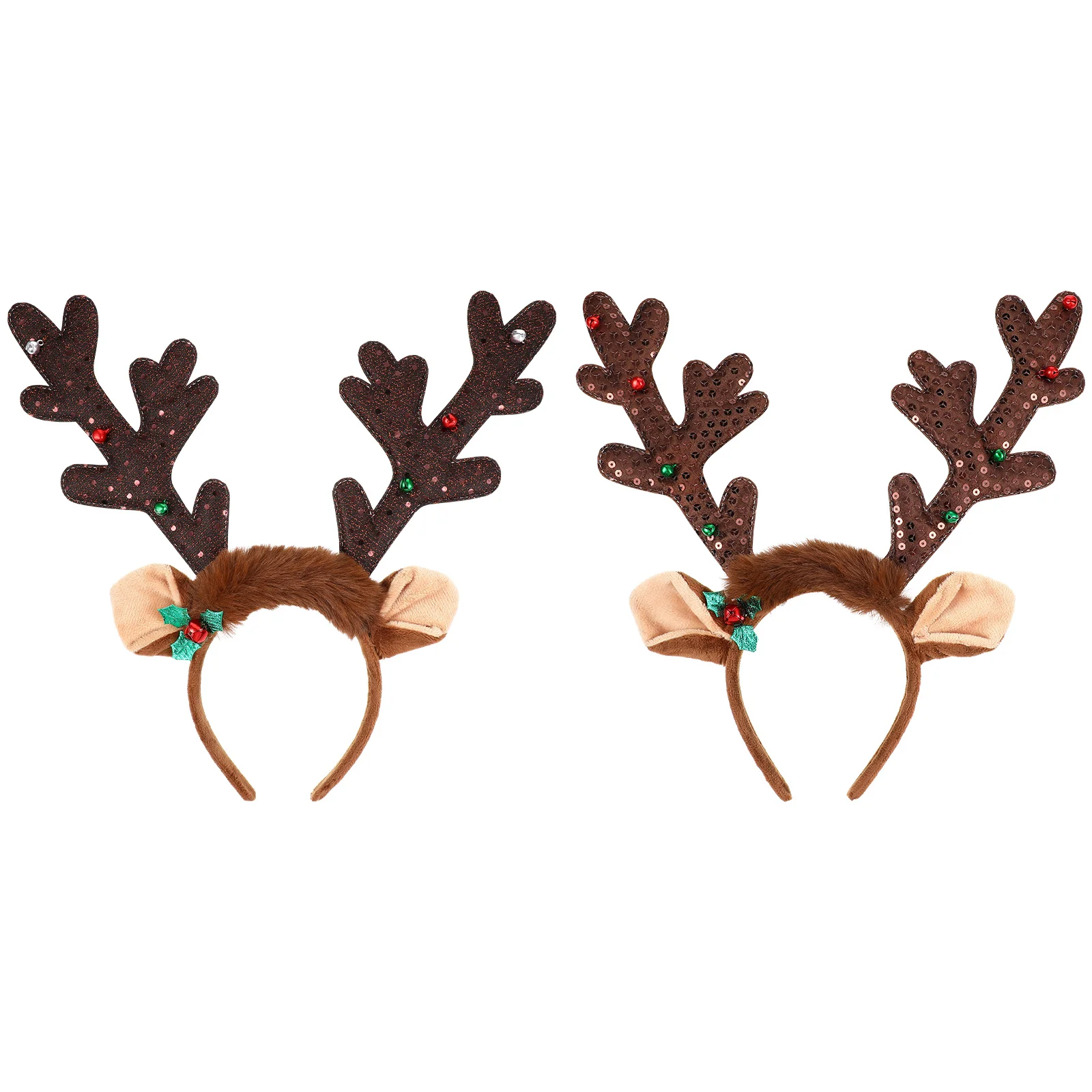 

Hair Accessories for Women Antler Headband Hairband Headwear Xmas Sequin Headbands Antlers Child