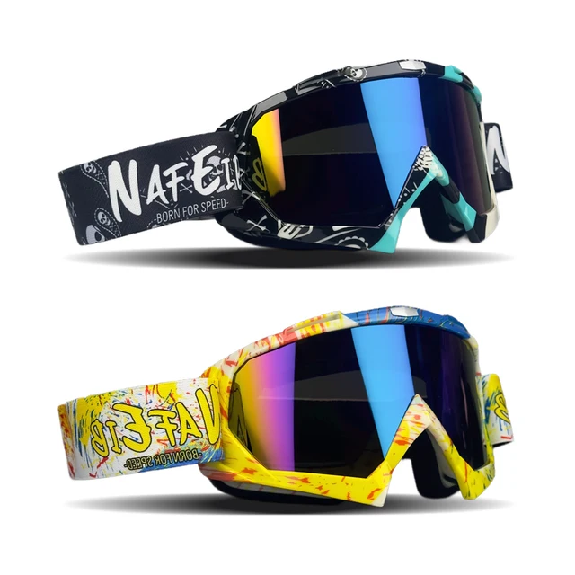 New Motorcycle Goggles Cycling Glasses Outdoor Off-Road Ski Sport MX ATV Dirt Bike Racing Glasses Motocross Goggles Bike Goggles