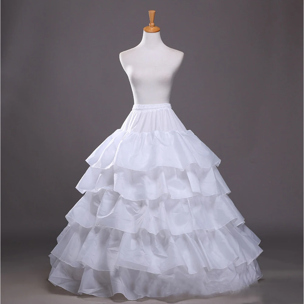 

LZPOVE Women's Wedding Petticoat Carnival Costume Skirt 4 Hoops 5 Layers Short Ballet Underskirt Tutu Carnival Costume Skirts