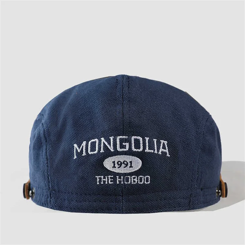 Casual Hat Beret Hat Newsboy Cap Newsboy Hat Woolen Beret Men Women Beret Spring Summer Embroidery Flat Hat Vintage Casual Newsboy Cap Unisex Cotton Gatsby Cabbie Cap Front Back Wear