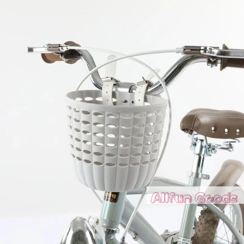 Children's Durable Handlebar Bike Basket with Adjustable Straps