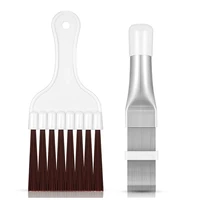 Air Conditioner Condenser Fin Cleaning Brush Coil Condenser Brush AC Fin Comb Stainless Steel Air Refrigerator Fin Brush 2