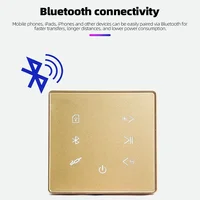 Low Price 86 Touch Screen Home Theater Systems Background Music Controller IPS USB,SD Card Bluetooth Wall Amplifier 2