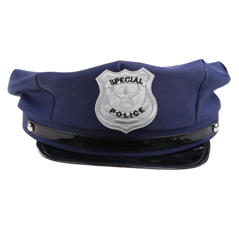 Cosplay Police Hat Halloween Costume Party Supplies Special Police Props for Halloween Festival Character Playing adult police hat