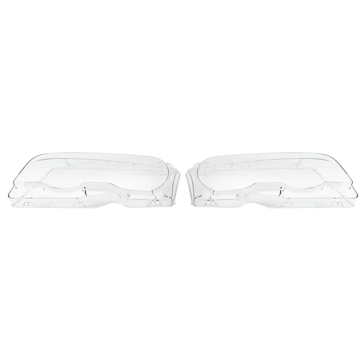 2 Door Headlight Clear Lens Cover Lampshade Headlamp Clear Shell For BMW 3 Series E46 2DR 1999-2003 M3 2001-2006 Headlamp Cover