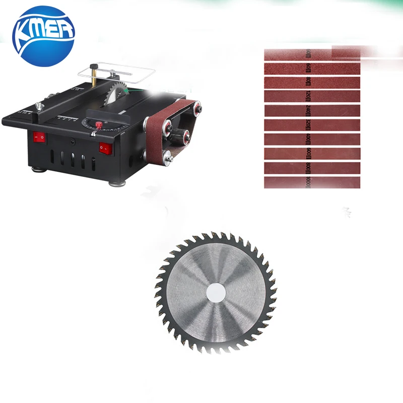 

Многофункциональная Настольная мини-пила, режущий станок для деревообработки, металла, цепной пилы, ленточный шлифовальный станок, точилка для ножей, шлифовальные и режущие инструменты