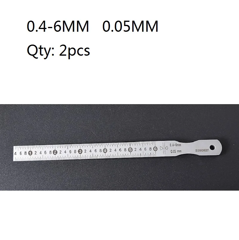 0.2-60MM 디지털 웨지형 펠러 게이지 가벼운/무거운 펠러 버니어 캘리퍼스 포인트형 갭 룰러 스테인리스 스틸 버튼 갭 게이지