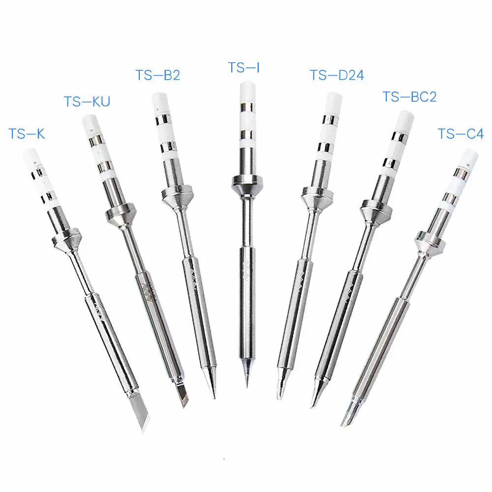 Miniware Soldering Iron Tip 9 Types Specific Replacement OFFICAL For TS100 TS101