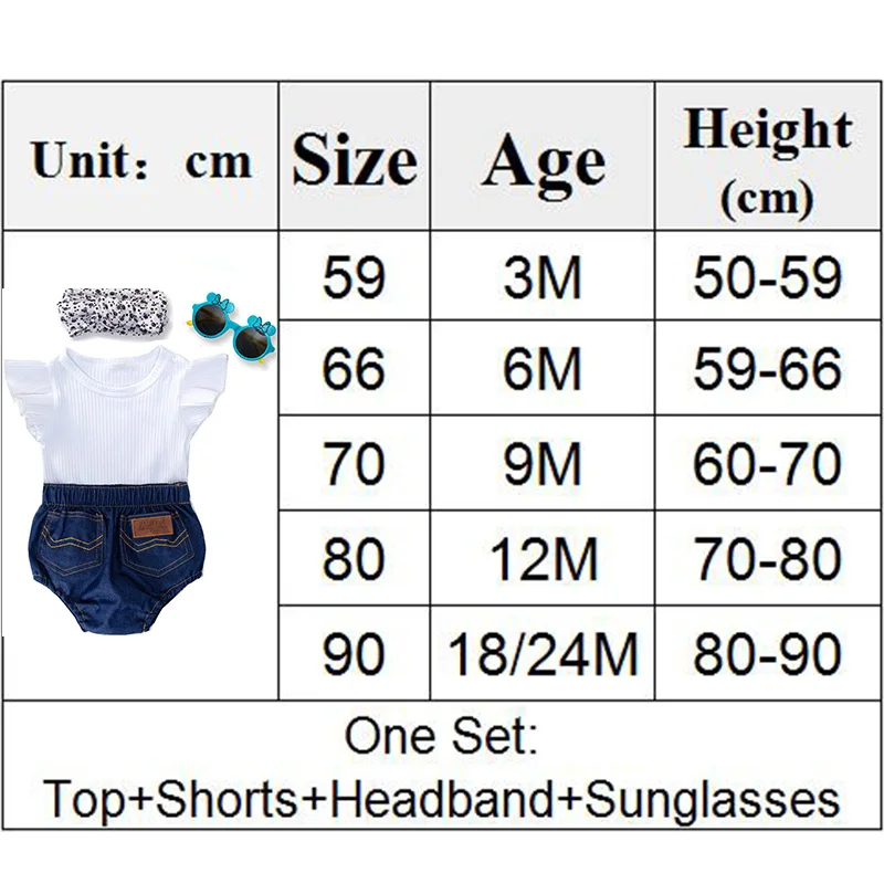 Toddler Children Clothes Sizes Cute Baby Girl Clothes Set Summer