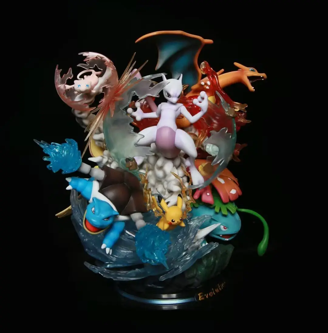 

Pokemon Mewtwo Charizard Venusaur Blastoise Pikachu figure Collection Model Toys