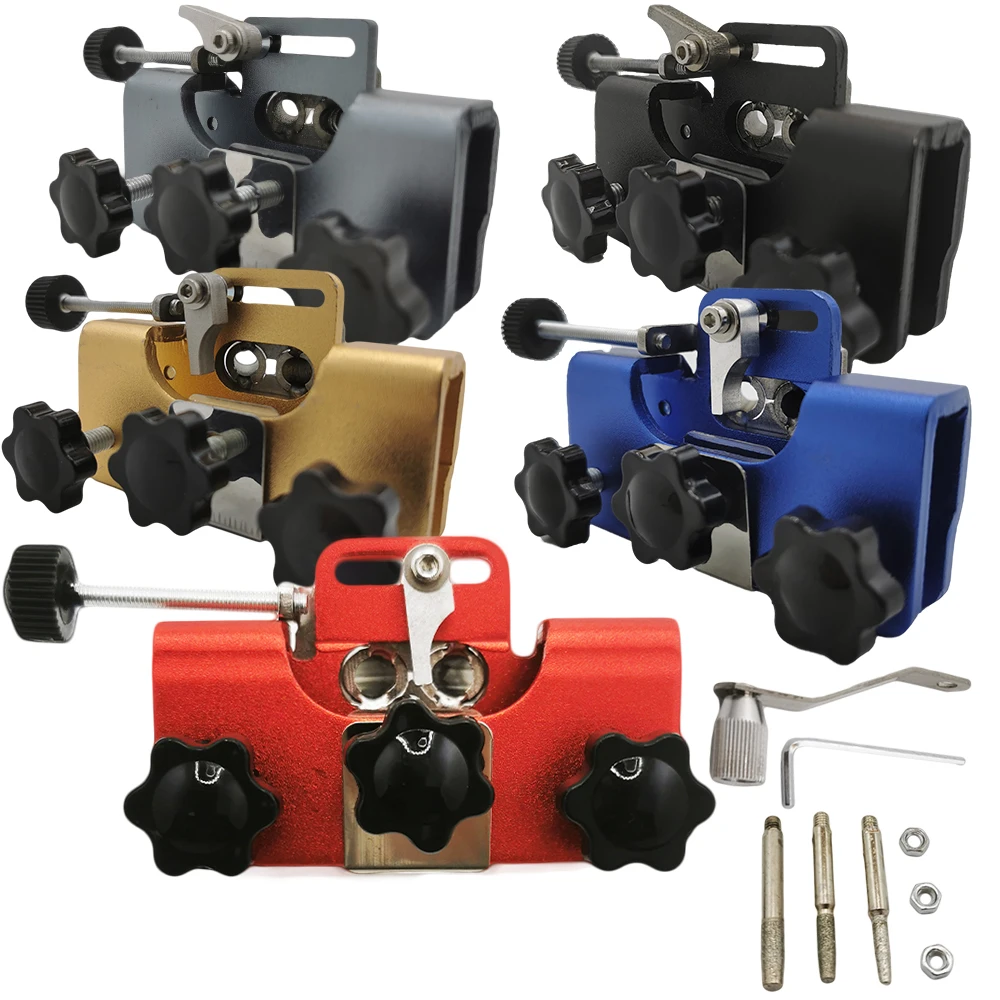Compact Aluminum Chainsaw Sharpener with Grinder Stones