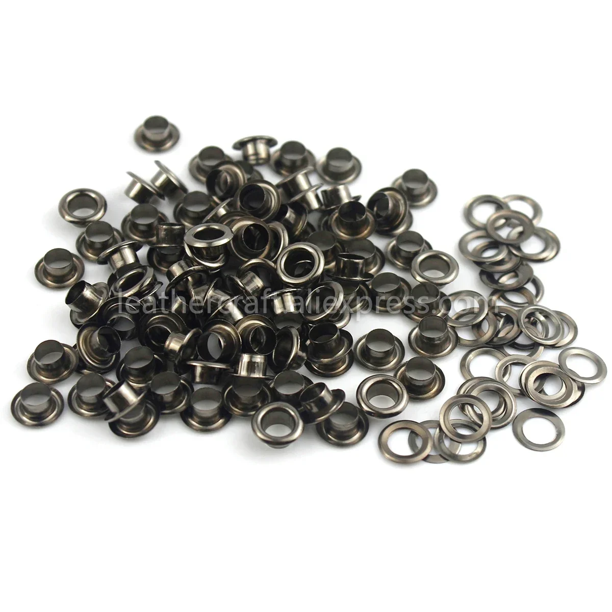 Brass Eyelets 100sets 6/8/10/12mm with Washers Grommet Repairing Round Eye Rings for Shoes Bag Clothing Skin Belt Hat