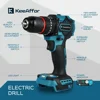 KEEAFFOR 450NM 1200W Brushless Electric Impact Drill 20Gears Cordless Electric Drill Electric Screwdriver For Makita 18v Battery 4