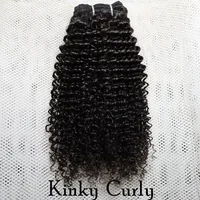 IXTUYLLY Tissage de cheveux humains 4C Afro Kinky Curly, extensions de cheveux vierges brésiliens, mèches à tisser pour femmes noires africaines 4