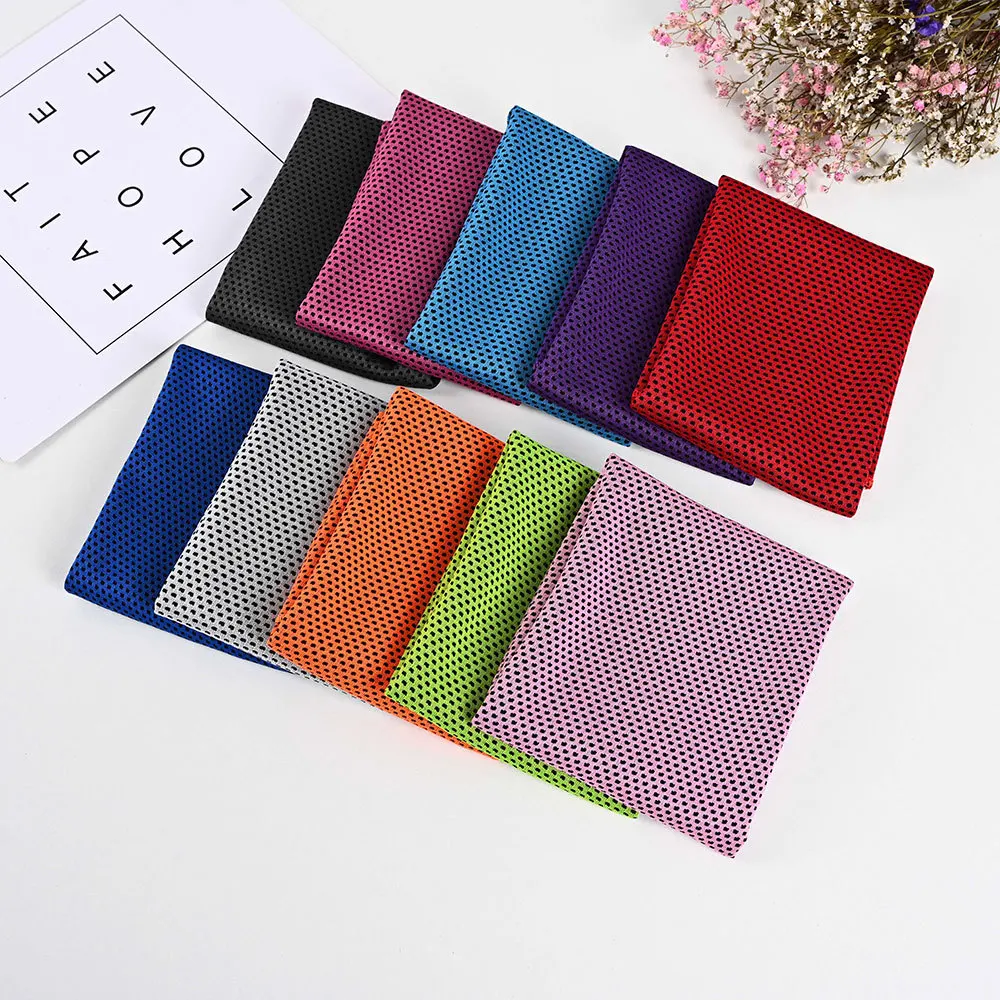 Quick Dry Outdoor Cool Towel Fitness Running Wipe Sweat Ice Towel Super Soft Lightweight Gym Swimming Yoga Beach