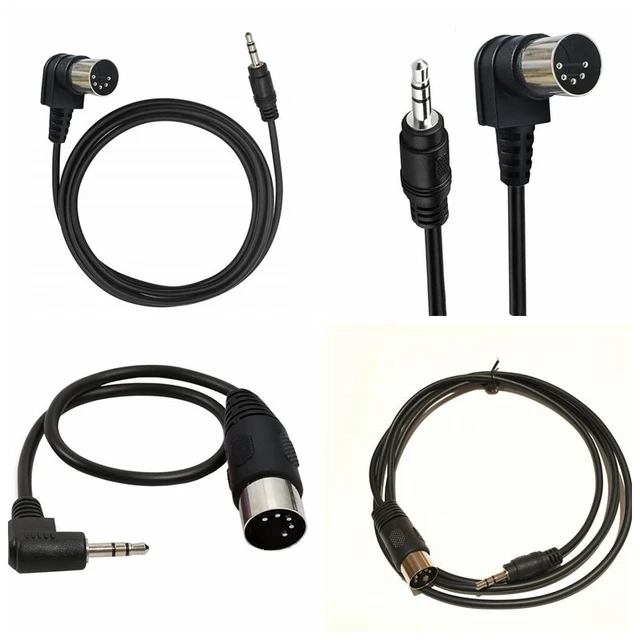 3.5mm Stereo Jack Audio Cable Din to 5 Pin MIDI Male Plug 50cm 1m 3m Audio  Extension Cord for Microphone Adapter - AliExpress