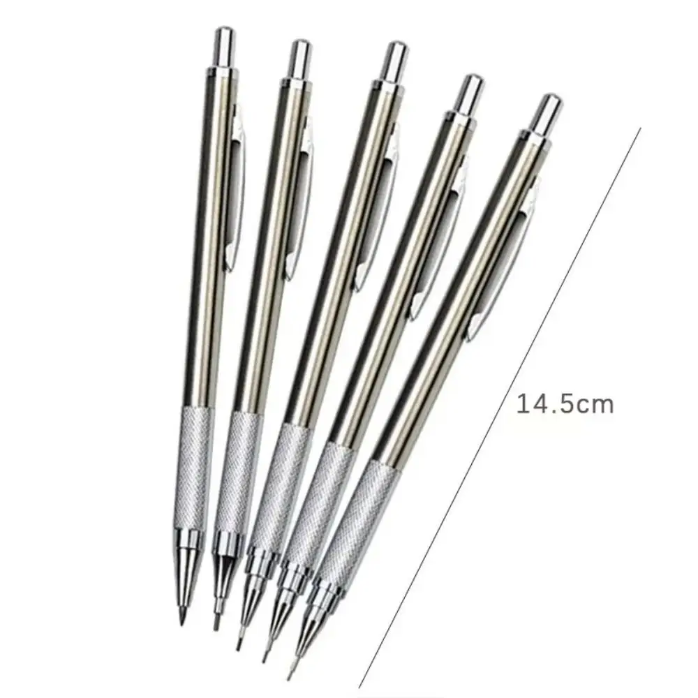 0.3/0.5/0.7/0.9/1.3/2.0/3.0MM Metal Automatic Pencil Sketch Comics Design Mechanical Pencil  Professional Drawing Writing Tool