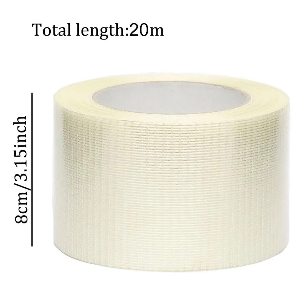 Adhesive Repair Tape Fiberglass RV Awning Repair Tape Waterproof Canvas Repair Tape for RV Awning Tent Boat Covers