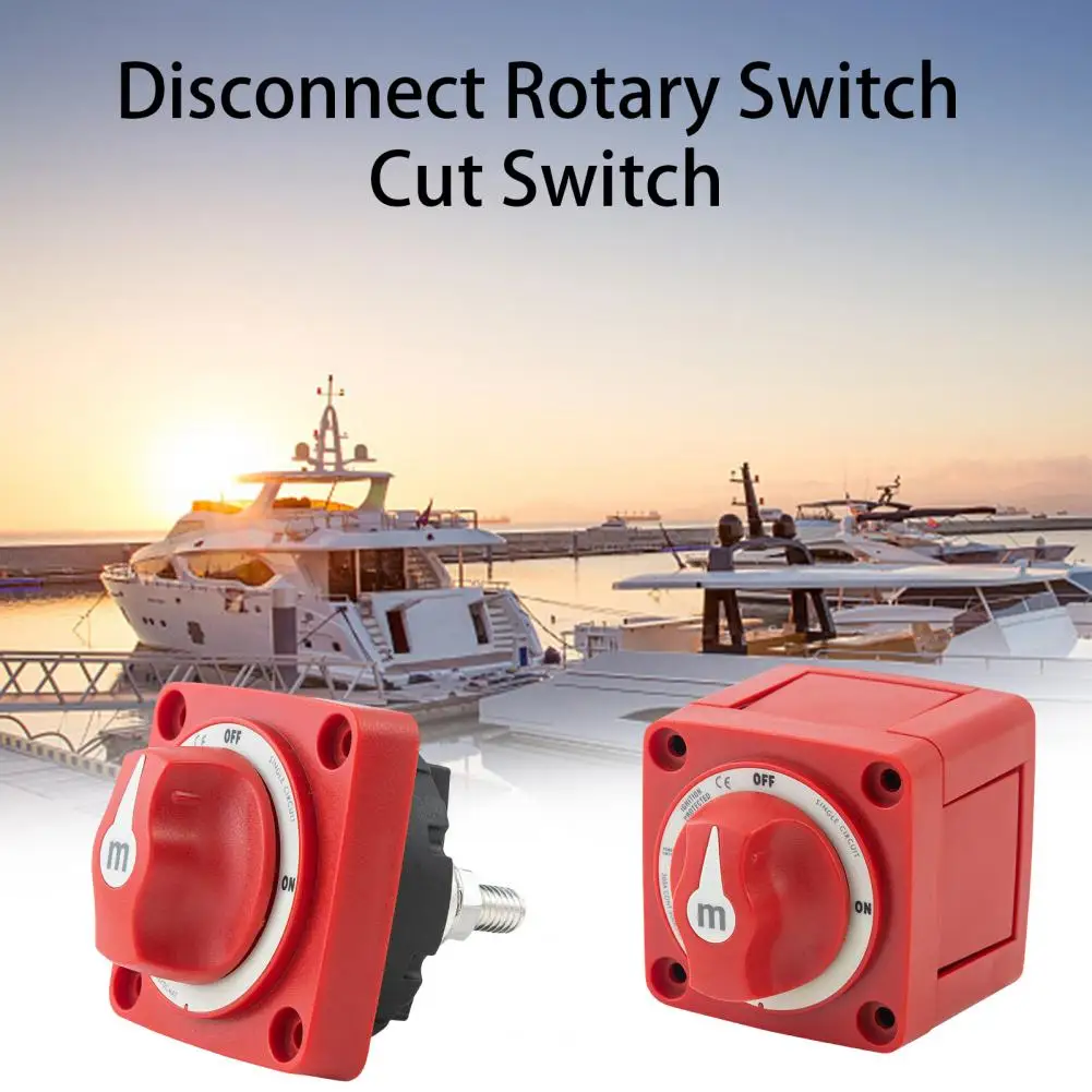 

Battery Disconnect Switch Sturdy Professional Anti-leakage Marine Boat Battery Selector Isolator Car Accessories