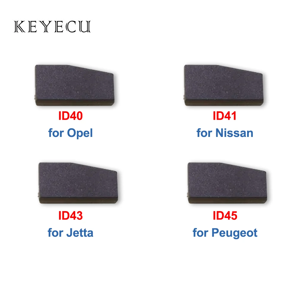 TP09 ID40 for Opel / TP13 ID41 for Nissan A32 / ID42 Volkswagen VW Jetta TP16 ID45 Peugeot Transponder Car Key Chip car remote key car key transponder chip