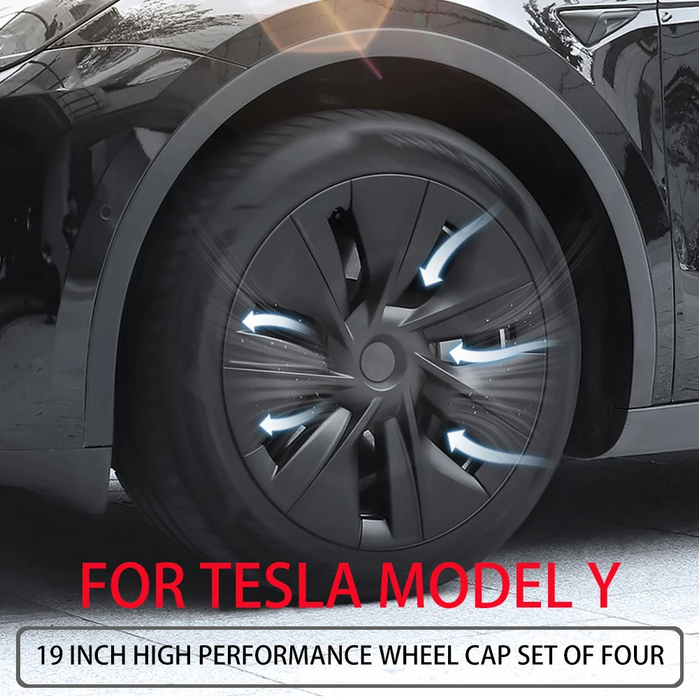 For Tesla Model Y wheel cap original car replacement Hubcap 19 Inch
