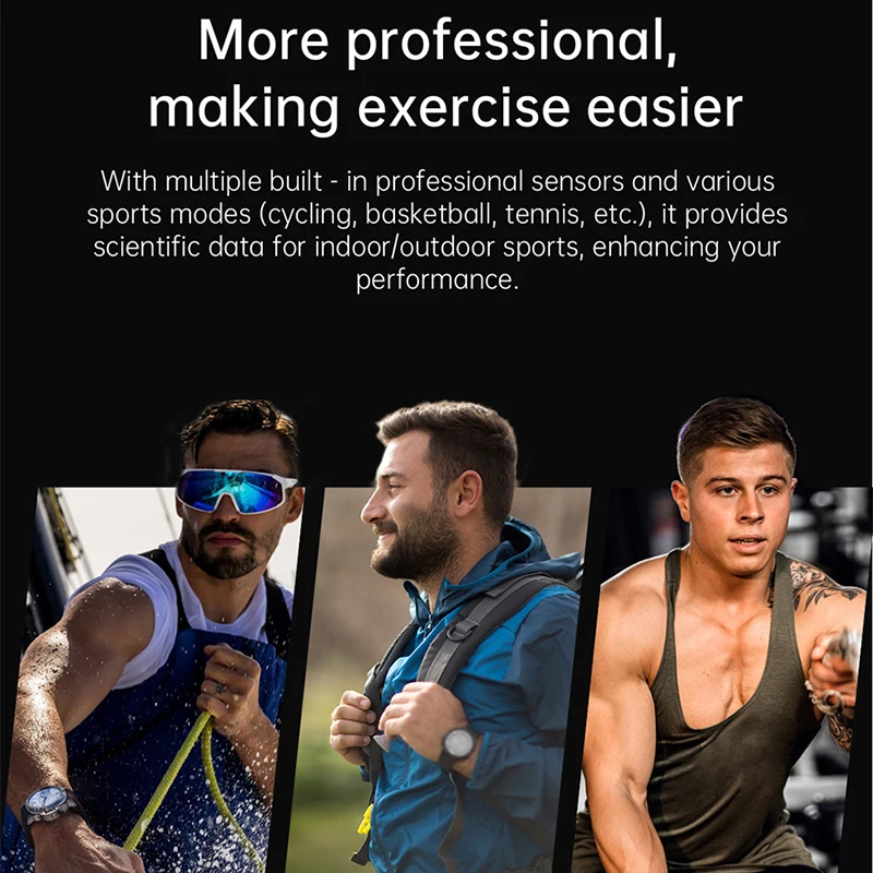 For Huawei Watch GT5 Pro Smart Watch 1.53 Inch 360*360 HD Screen GPS Tracker Bluetooth Call Health Monitoring Watch Men Women 5