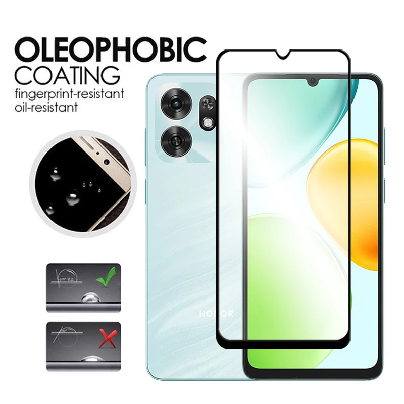 Premium 6-in-1 Tempered Glass Screen Protector with Lens Film