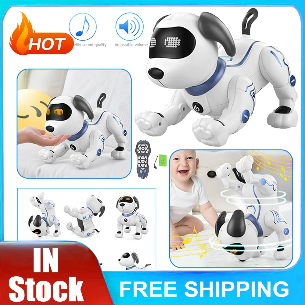 Remote Control Robot Dog Toy, Programmable Smart Interactive
