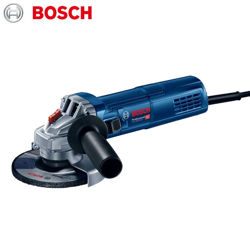

Bosch GWS 900-100 S Heavy Duty Electric Angle Grinder Lockable Switch Direct Cooling Protective Guard And Auxiliary Handle