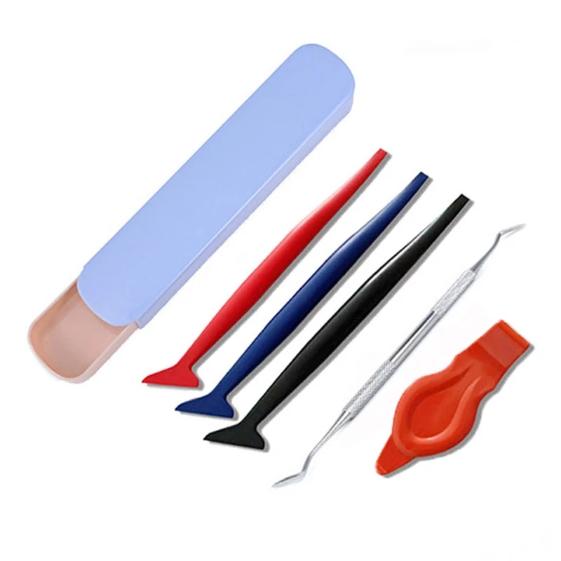 5Pcs Window Tinting Tools Car Tint Film Vinyl Wrap Scraper Squeegee Cutter