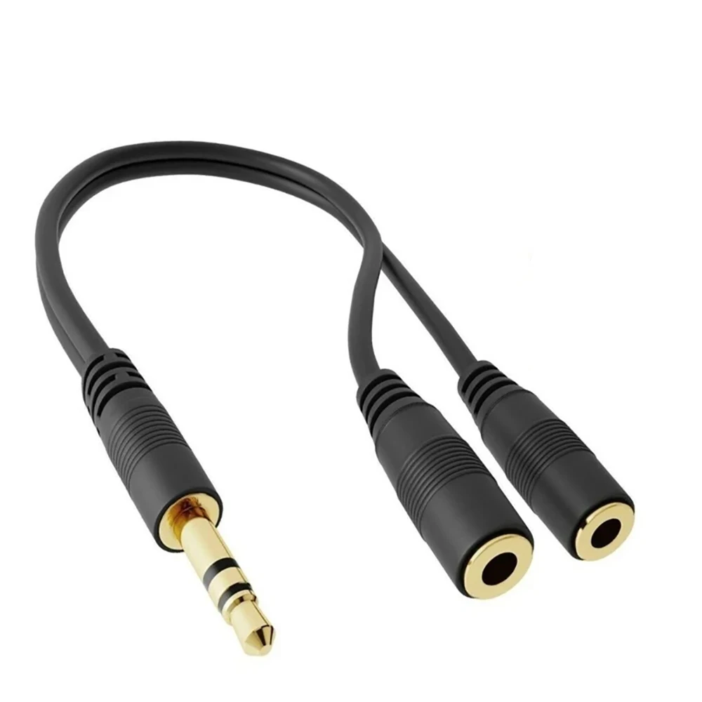 Multi-Port 3.5mm Audio Splitter Cable - Headphone & Speaker AUX Adapter